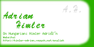 adrian himler business card